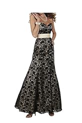 Strapless Natural   Waistline Satin Ankle Length Lace Sweetheart Evening Dress 