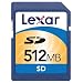 Lexar Media 512 MB Secure Digital Memory Card (Retail Package) SD512-231