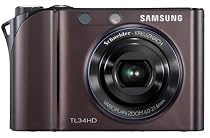 Samsung TL34HD 14.7MP Digital Camera with 3.6x Schneider Optical Image Stabilized Zoom (Black)