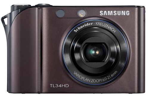 Samsung TL34HD 14.7MP Digital Camera with 3.6x Schneider Optical Image Stabilized Zoom (Black)