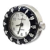 Office Products : Spot Clock Black BEZel, White Dial