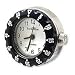 Spot Clock Black BEZel, White Dial Image