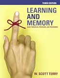 Learning and Memory: Basic Principles, Processes, and Procedures (3rd Edition)