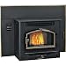 US Stove American Harvest Multi-Fuel Fireplace Insert - Corn- and Pellet-Burning, 60-Lb. Capacity Hopper, Model# 6041I