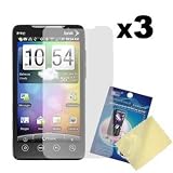 Three LCD Screen Guards / Protectors for HTC Evo 4G