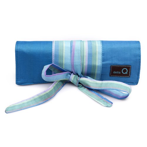 della Q Crochet Roll for Crochet Hooks (Sizes A to N); 023 Ocean Stripes 166-2-023
