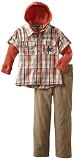 Nannette Boys 2-7 2 Piece Skate Hoodie Set