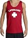 Lifeguard Tanktop Muscle Beach Tee Tank Top Shirt - Red