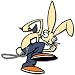 Blink-182 Bunny car bumper sticker 4