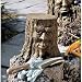 Steven the gothic treestump statue home yard sculpture