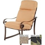Suncoast Orleans Hi-Back Dining Chair With Cord - Sahara Frame And...