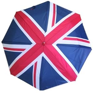Parapluie imprime avec le drapeau anglais Union Jack
