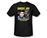 Star Trek Original Series Leonard Bones McCoy Quote Sci Fi TV Show T-Shirt Tee