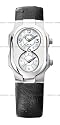 Philip Stein Teslar Womens Diamond Black Ostrich Strap Watch 1-W-DNW-OB