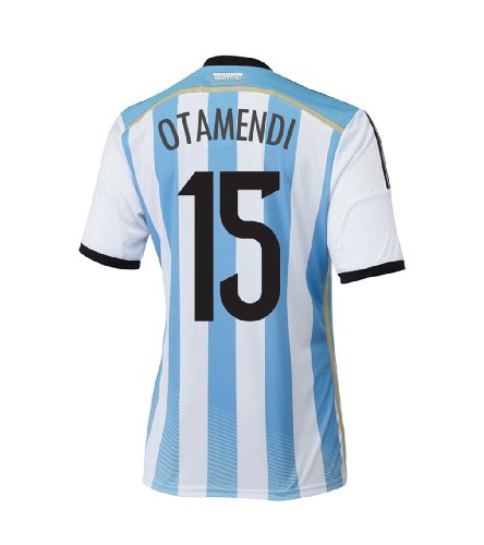 Adidas OTAMENDI #15 Argentina Home Jersey World Cup 2014 YOUTH (Youth Large)
