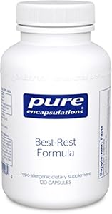 Pure Encapsulations - Best-Rest Formula - Hypoallergenic Supplement for Restful Sleep* - 120 Vegetable Capsules