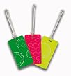 Belle Hop Neon Luggage Tag