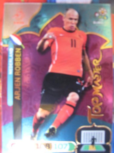 Arjen Robben Top Master Panini Adrenalyn XL Euro 2012 Rare Card