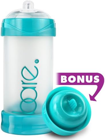 8oz Single Pack w/BONUS AIR-PLUG. With Anti-colic, syringe-like Air-plug¨, feeds baby Air-free milk to help prevent gas & colic. Perfe-latch¨ Nipple promotes breastfeeding latch, stretches & dispenses upon suction only.
