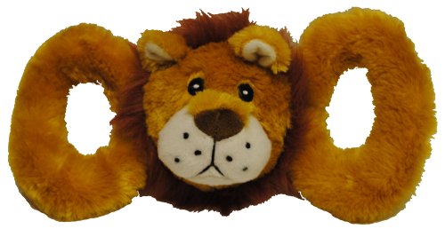 Jolly Pets Tug-a-Mal Lion Squeaky Toy for Pets, X-Large