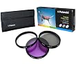 Polaroid 3-Piece Camera Lens Filter Kit - 62mm