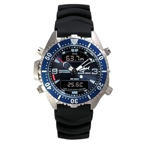 CHRIS BENZ Depthmeter Digital 200m Blue KB - Diving Watch by Chris Benz