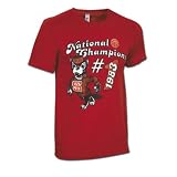 North Carolina State Wolfpack 1983 NCAA National Champions Throwback T-Shirt - Small at Champions Again