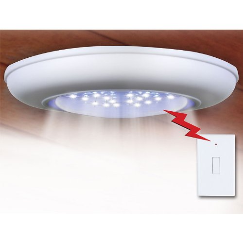 Cordless Ceiling Wall Light With Remote Control Light Switch