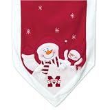 Mississippi State Bulldogs Snowman Table Runner