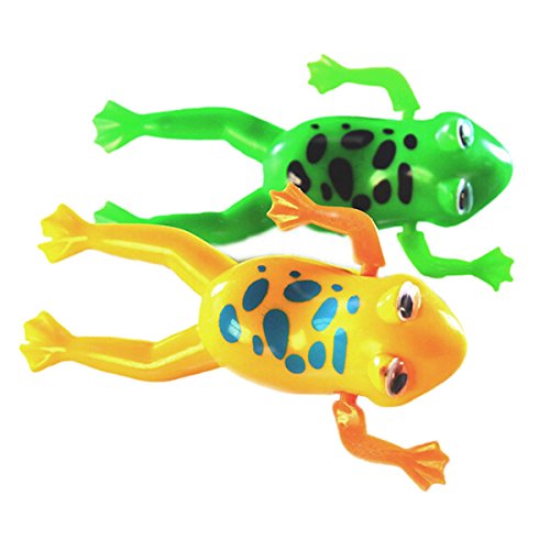 SODIAL(R) Swimming Frog Battery Operated Pool Bath Cute Toy Wind-Up Swim Frogs Kids Toy #1