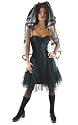 Corsagenkleid Tüllkleid Minikleid Gr. 34-36, 38-40 - 1418 Schwarz