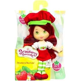 Strawberry Shortcake Hasbro Mini Soft Doll Strawberry Shortcake