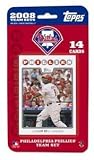 Topps MLB Baseball Cards 2008 Philadelphia Phillies 14 Card Team Set