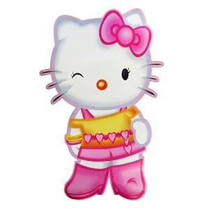 Decorative Hello Kitty Peel and Stick Giant Wall Sticker