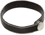 Guess Men's Leather Bracelet,Black,One Size