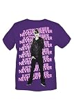 Justin Bieber Never Say Never Purple T-Shirt