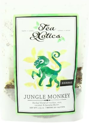 Tea Xotics Tea Blend, Jungle Monkey- Herbal, 1.75 Ounce
