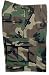 BDU Shorts Woodland Camo- Large