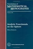 Analytic Functionals on the Sphere (Translations of Mathematical Monographs)