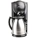 Krups 229-4G Aroma Control 10-Cup Coffeemaker with Thermal Carafe, Black and Brushed Stainless Steel