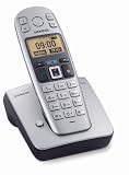 Gigaset E360 Schnurlostelefon (beleuchtetes Grafikdisplay, gro�e Tasten, gro�e Schrift, Freisprechfunktion) titanium