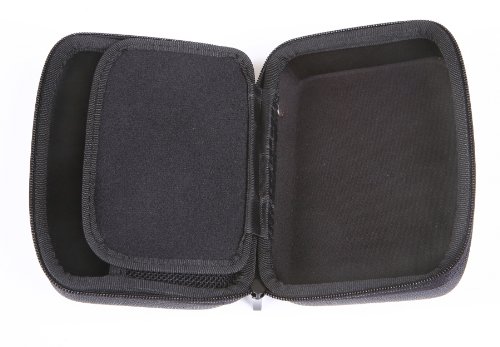 Navitech Tragetasche schwarz Eva Nylon Etui für Tomtom XXL + XXL IQ Routes