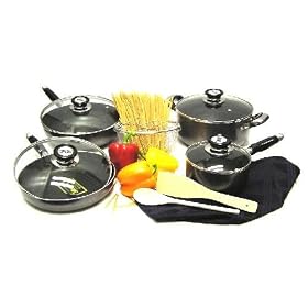 11 Piece Non-stick Cookware Set by 