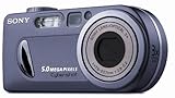 Sony Cyber-shot DSC-P10 Digitalkamera (5,0 Megapixel) silber