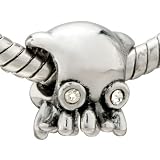 Pugster Jewelry Clear Crystal Octopus Beads - Pandora Chamilia Biagi Charm & Bracelet Compatible