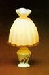 Miniature Ruffled Lamp Shade Table Lamp