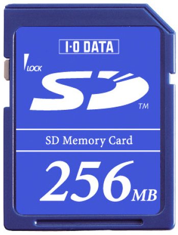 �A�C�E�I�[�E�f�[�^�@�� SD�������[�J�[�h�G���g���[���f�� 256MB SD-256M