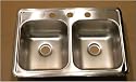 22" X 17" Stainless Steel Sink