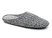 HomeIdeas Men's Cashmere Knitted Anti-slip House Slippers, Spring Summer Breathable Indoor Shoes