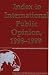Book Index to International Public Opinion, 1998-1999 (Index to International Public Opinion)